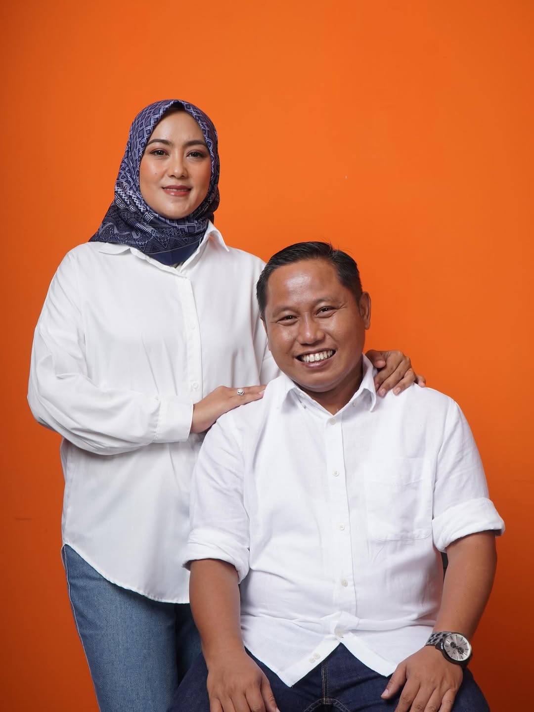 Narji Cagur dan Widiyanti sang istri